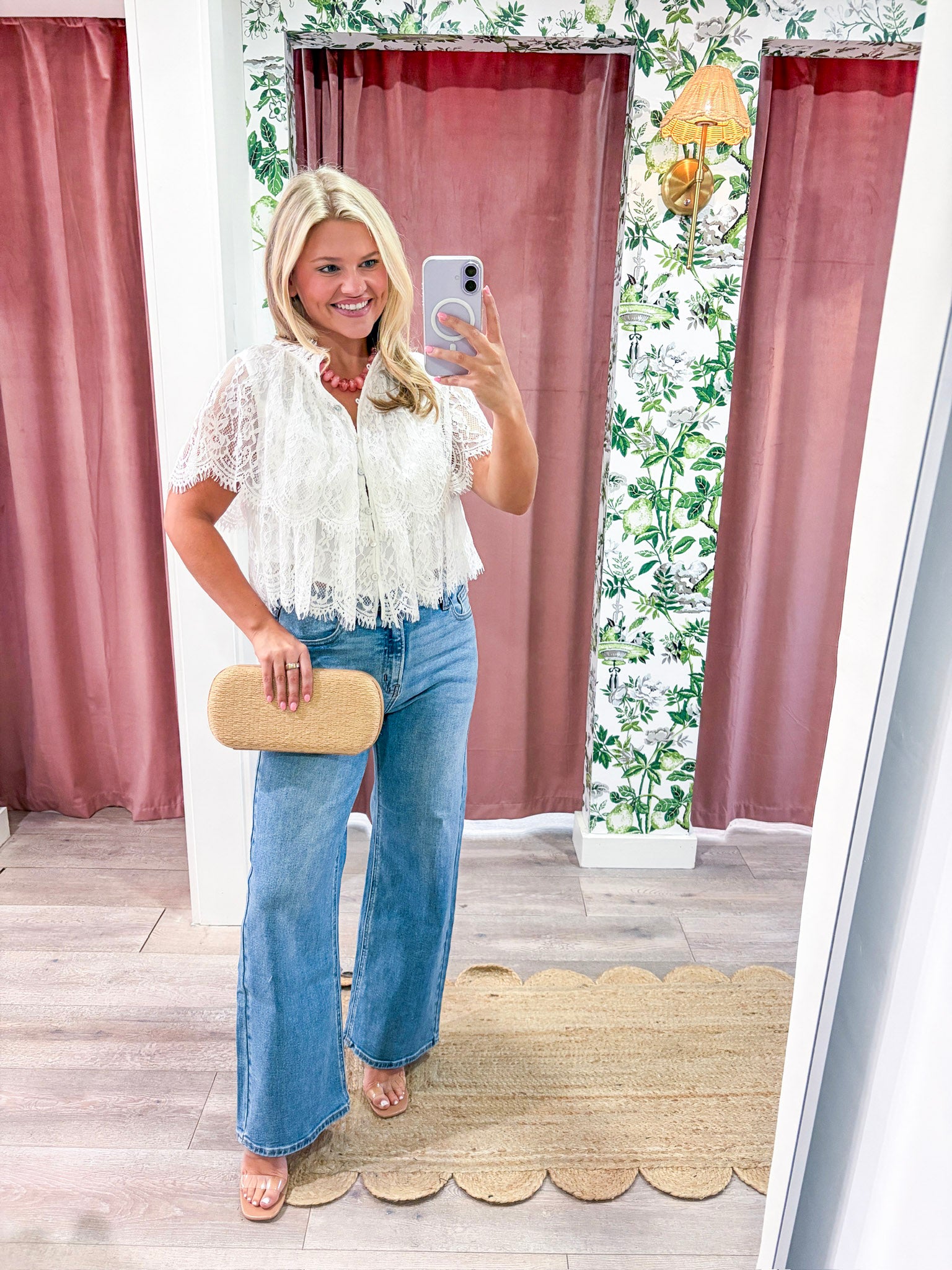 Victoria Lace Ruffle Top
