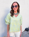 Dainty Charm Jacquard Top