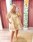 Evie Puff Sleeve Mini Dress