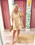 Evie Puff Sleeve Mini Dress