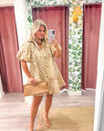 Evie Puff Sleeve Mini Dress