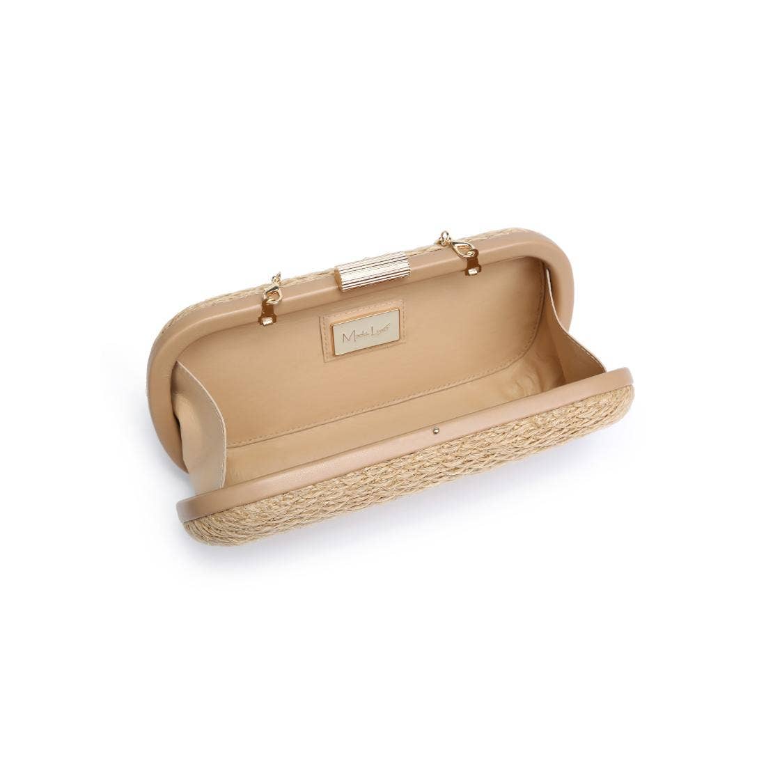 Quinn Evening Bag-Natural