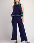 Soft Motion Pull On Pants-Navy