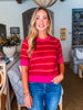 Avanti Stripe Sweater Top