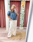 Darling Denim Puff Sleeve Jacket