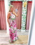 Hibiscus Haven Maxi Dress