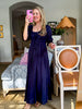 Pinot Sipping Maxi Dress-Navy