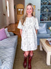 Western Girl Embroidered Mini Dress