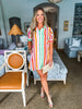 Happy Daze Striped Shirt Dress