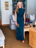 Turning Heads Maxi Dress- Green