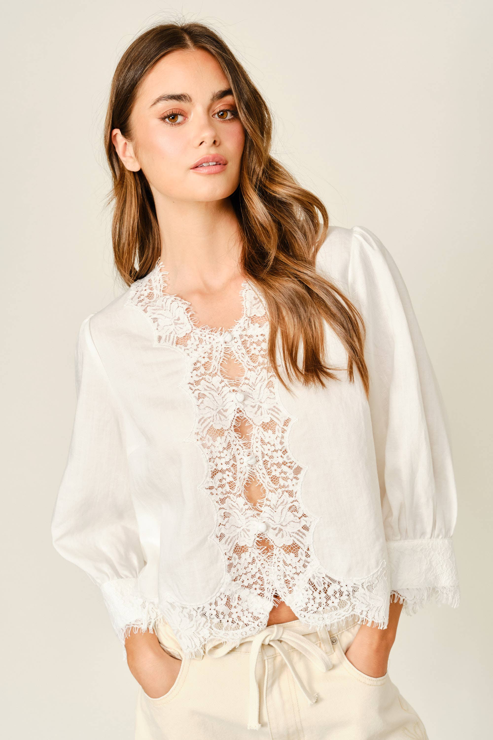 Lisbon Lace Top