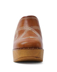 Retro Chic Wooden Clogs