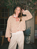 Heart Print Teddy Bear Jacket