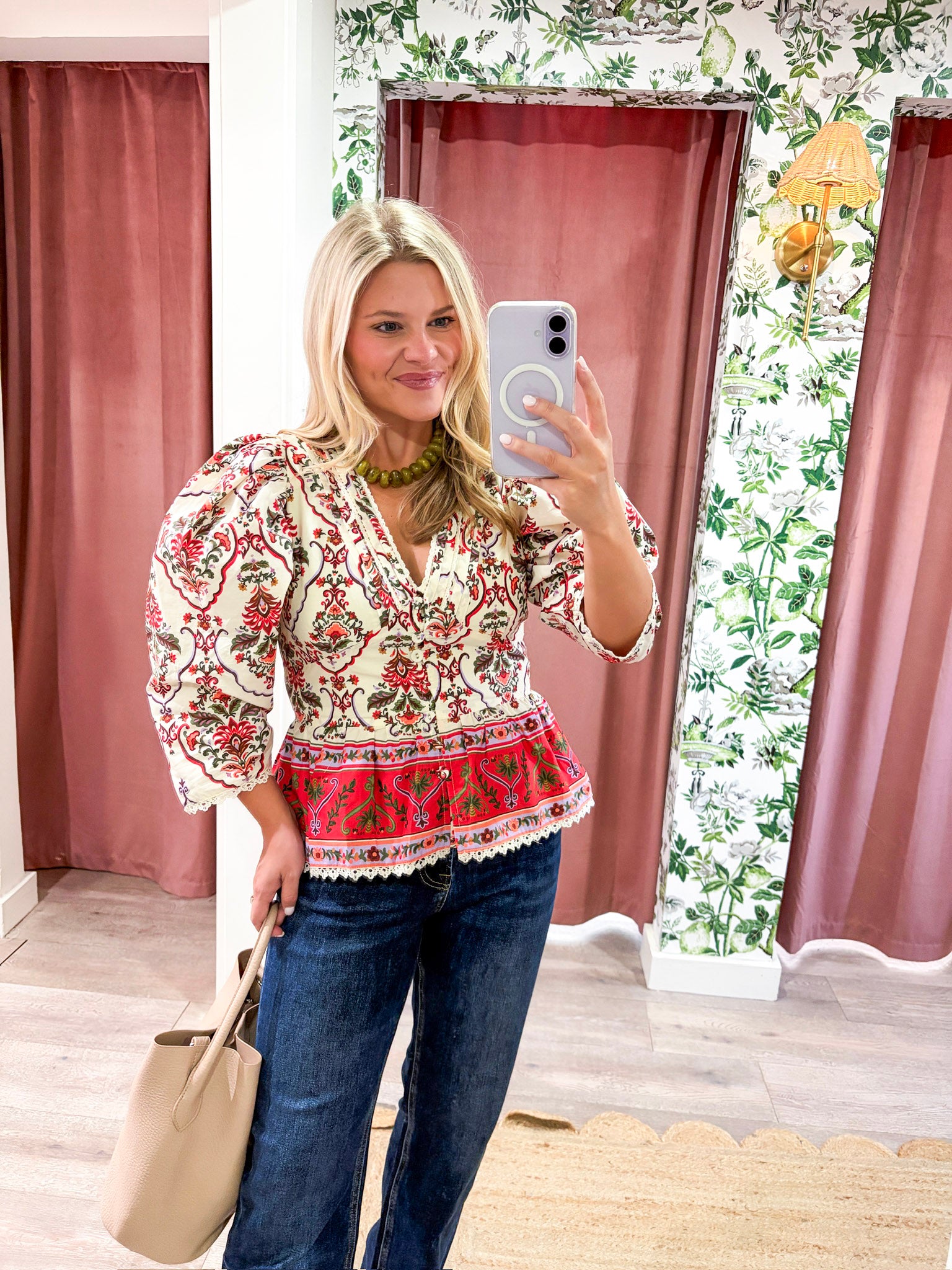 Rosita Floral Peplum Top