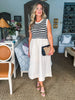 Stay Sweet Midi Dress-Ecru