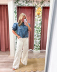Darling Denim Puff Sleeve Jacket