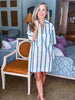 Jules Stripe Shirt Dress