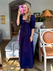 Pinot Sipping Maxi Dress-Navy