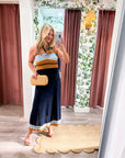Terry Knit Midi Dress