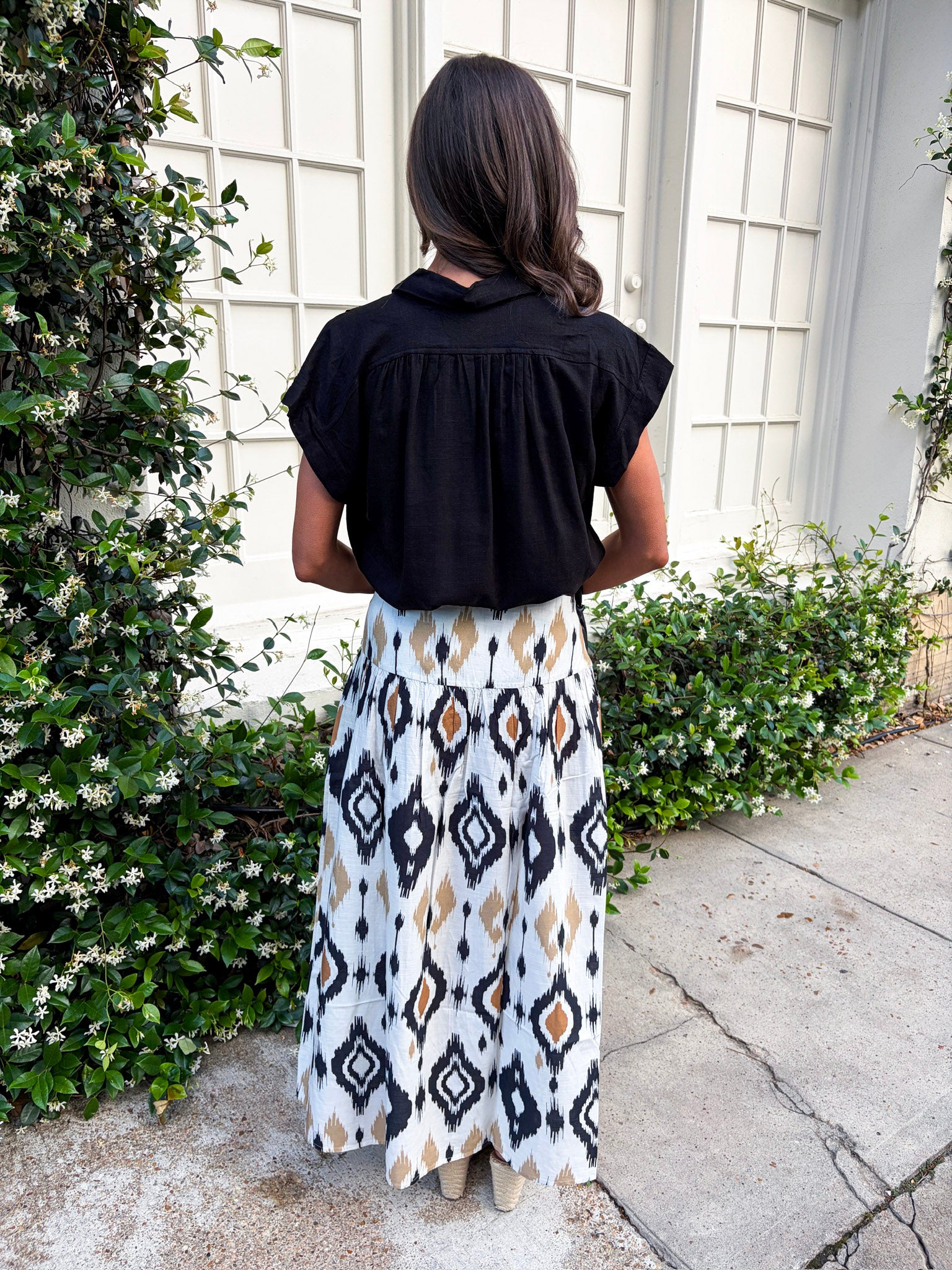 Midnight in Jaipur Midi Skirt