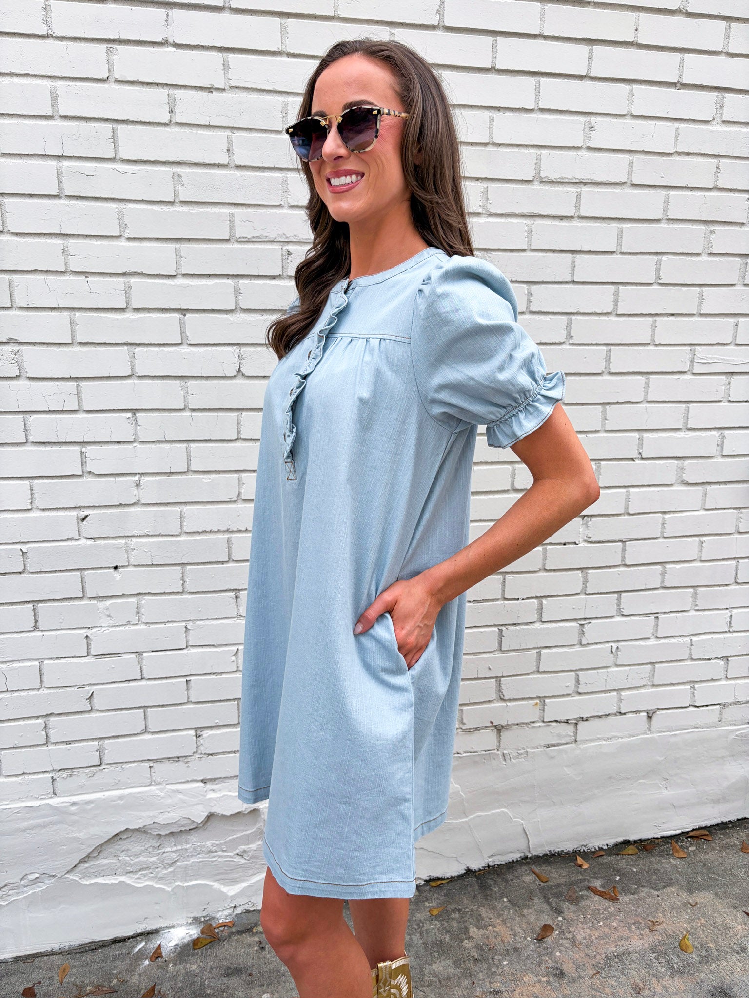 She’s Gone Country Denim Dress