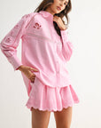Western Romance Short Set-Pink