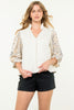 Snow Queen Sequin Top