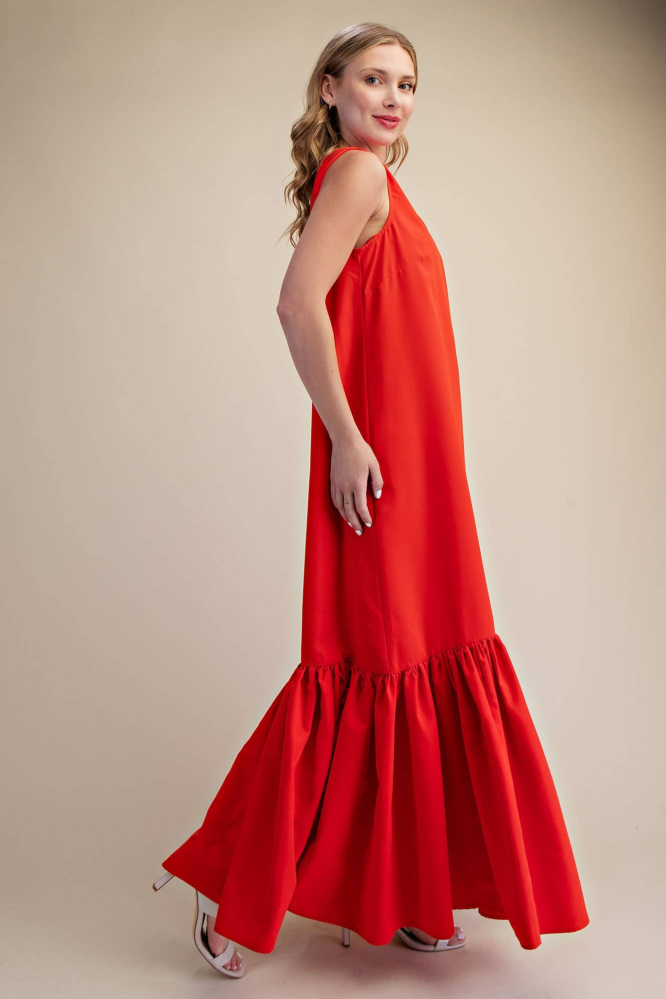 Purely Yours Maxi Dress-Red