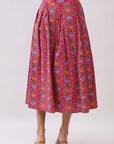 Gardenia Glow Midi Skirt