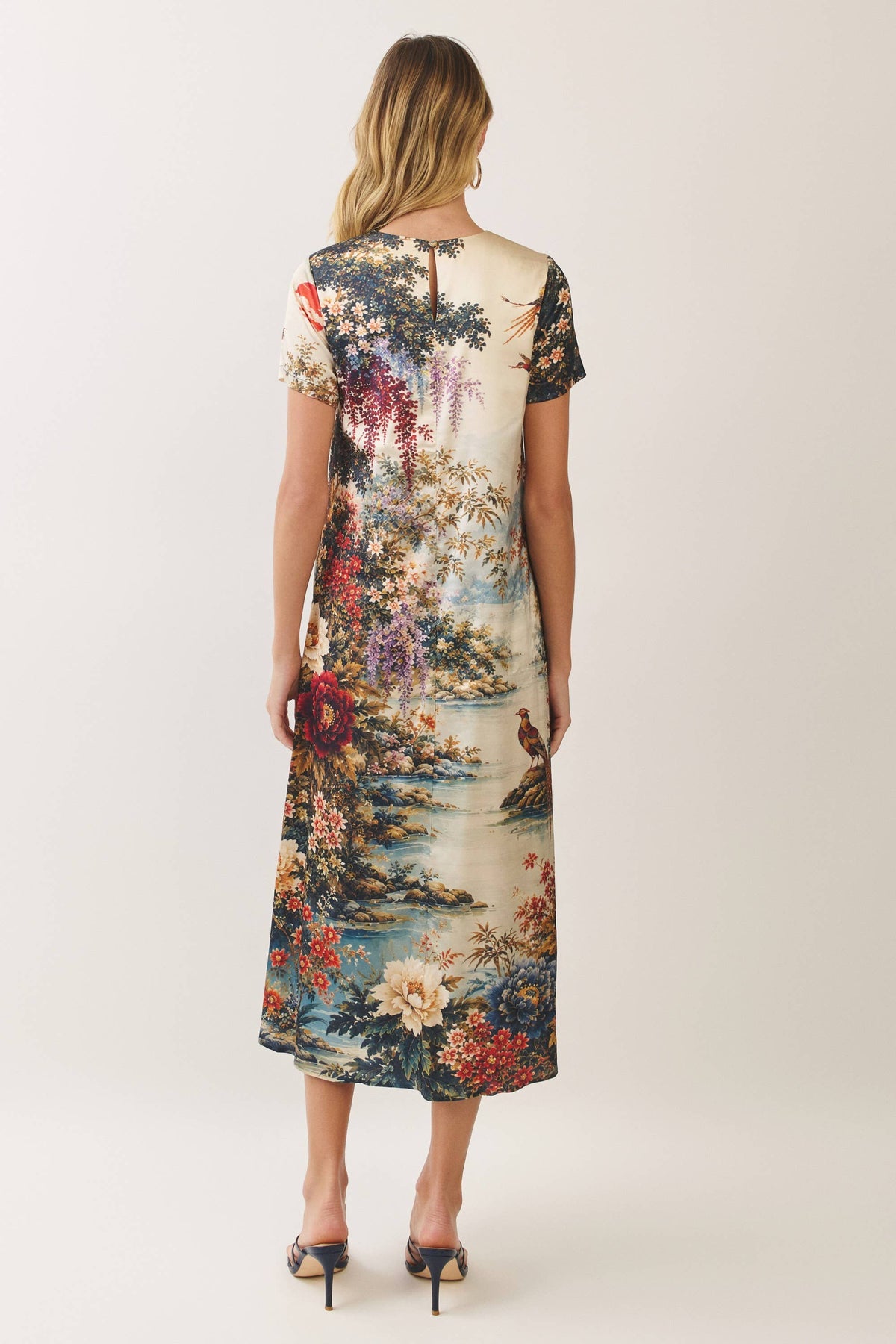 Floral Vista Midi Dress