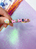 Porsha Enamel Bangles- Pink