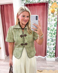 Country House Collared Top