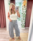 Maritime Stripe Barrel Pants