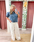 Darling Denim Puff Sleeve Jacket