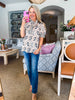 Inspired Floral Embroidered Top