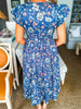 Meadow Song Floral Midi Dress