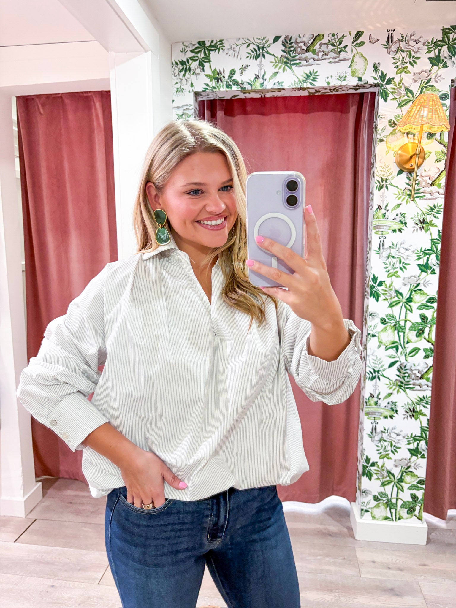Casual Luxe Stripe Top
