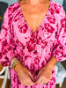 Modern Romance Floral Midi Dress