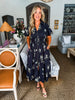 Lilyleaf Charm Paisley Print Dress
