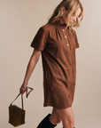 Margaux Mini Dress-Brown