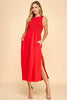 Lots of Love Midi Dress- Red