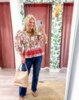 Rosita Floral Peplum Top