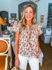 April Showers Smocked Top