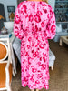 Modern Romance Floral Midi Dress