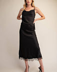 Lace Allure Top-Black