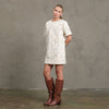 Western Girl Embroidered Mini Dress