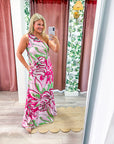 Hibiscus Haven Maxi Dress