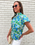 Panama Views Floral Top