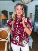 Vineyard Plans Floral Top-Merlot