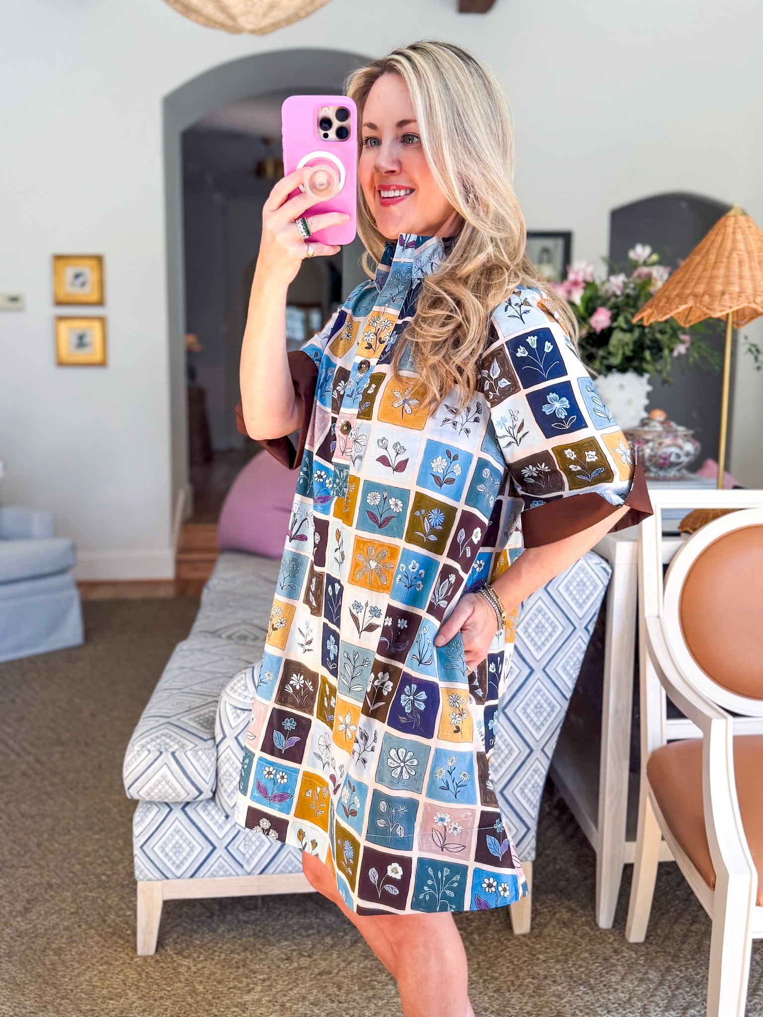 Blooming Keepsake Floral Mini Dress